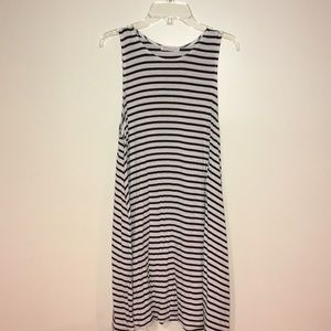 Socialite striped tank dress with pockets!